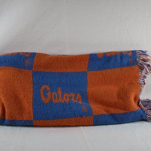 VTG 2006 Florida Gators Checker Board Pattern Throw Blanket 64 in x 50 in